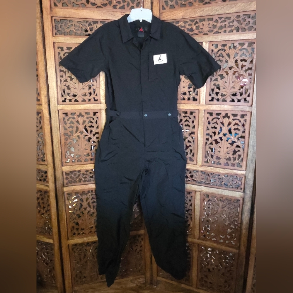 JORDAN Black Nylon Flightsuit